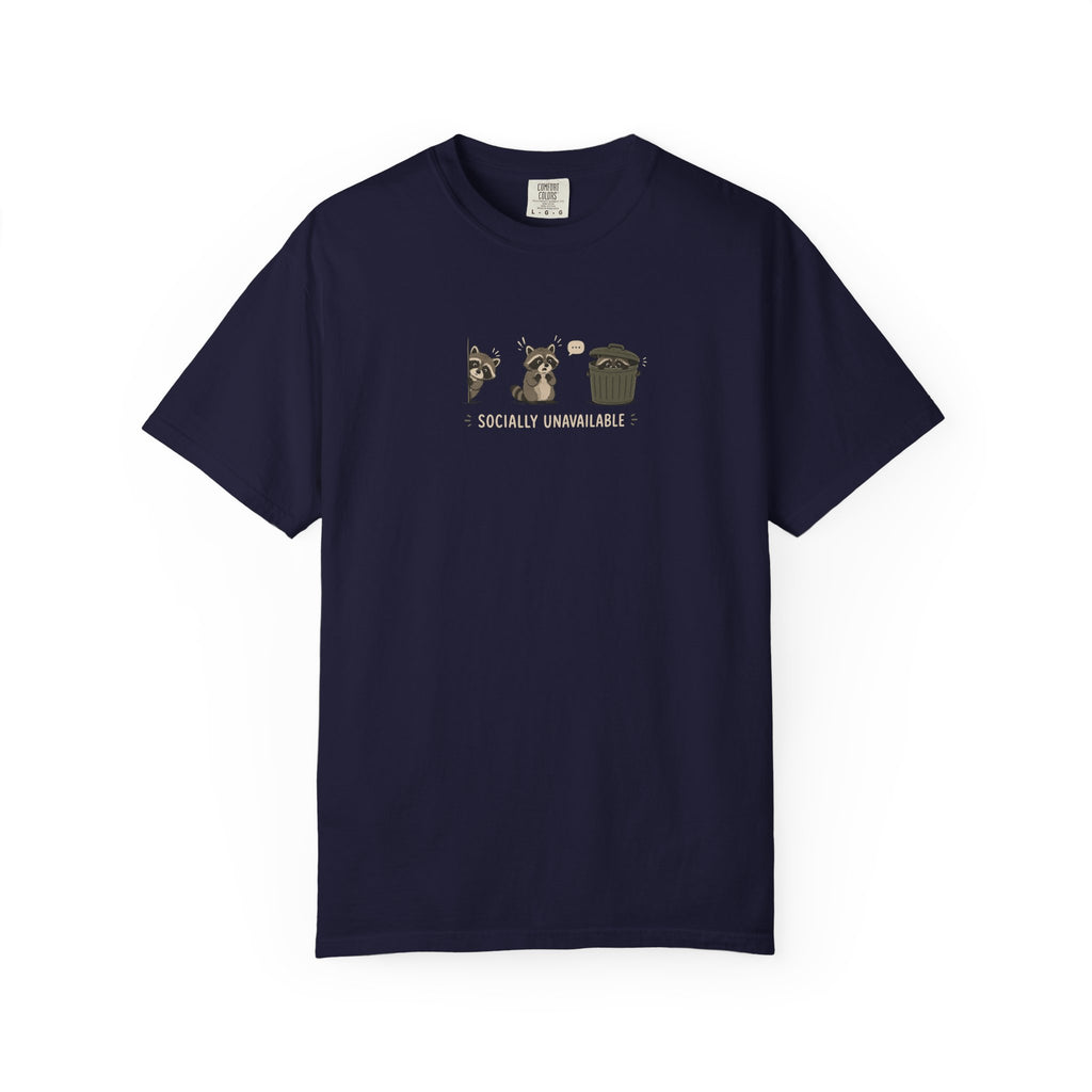 Socially Unavailable Raccoon T-Shirt