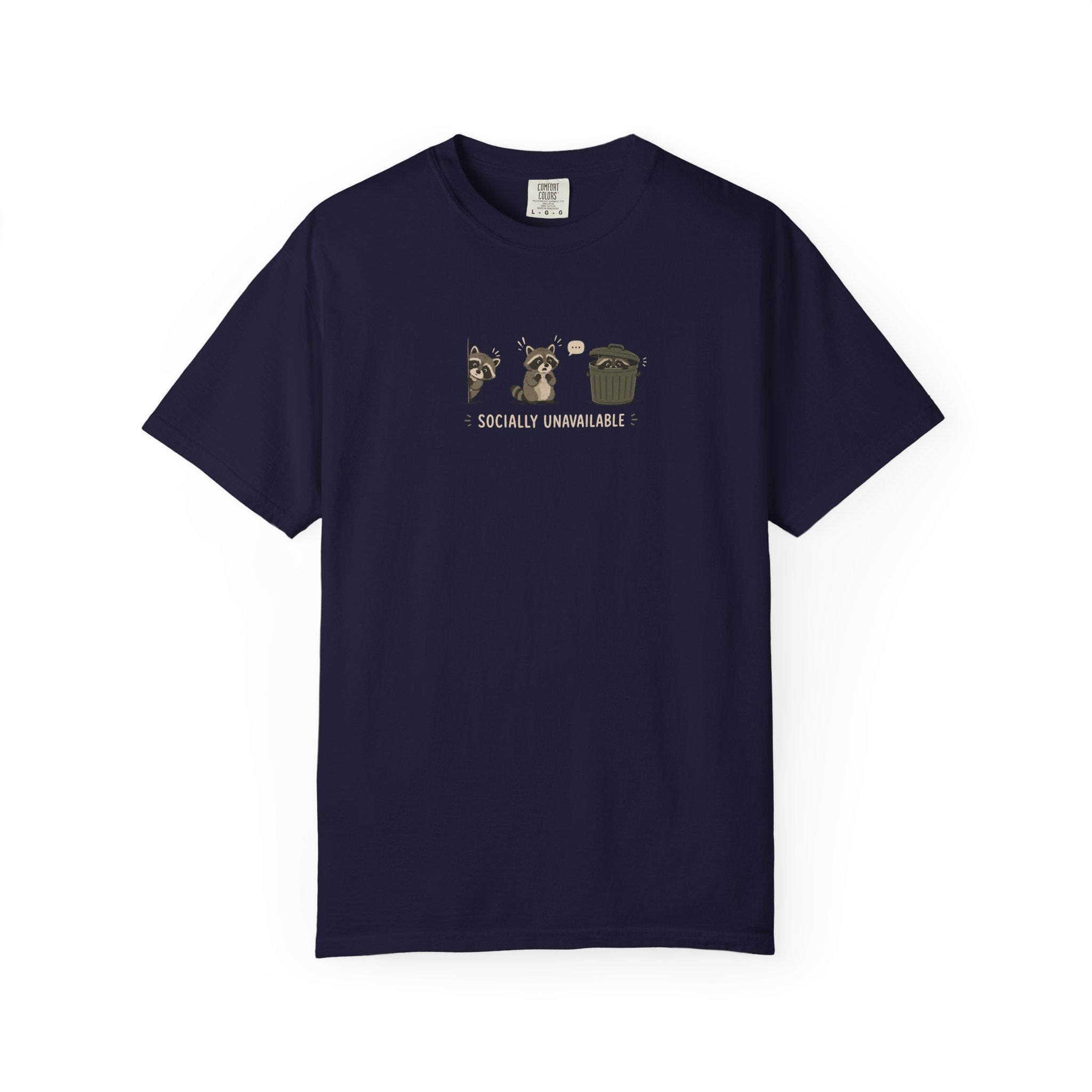 Socially Unavailable Raccoon T-Shirt
