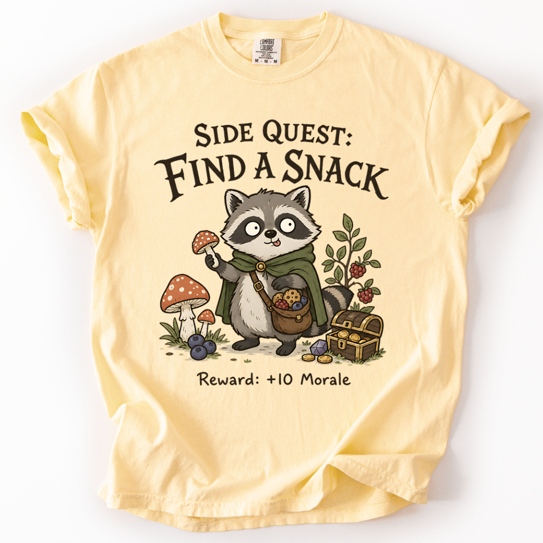 Funny Raccoon T-Shirt For Gamers