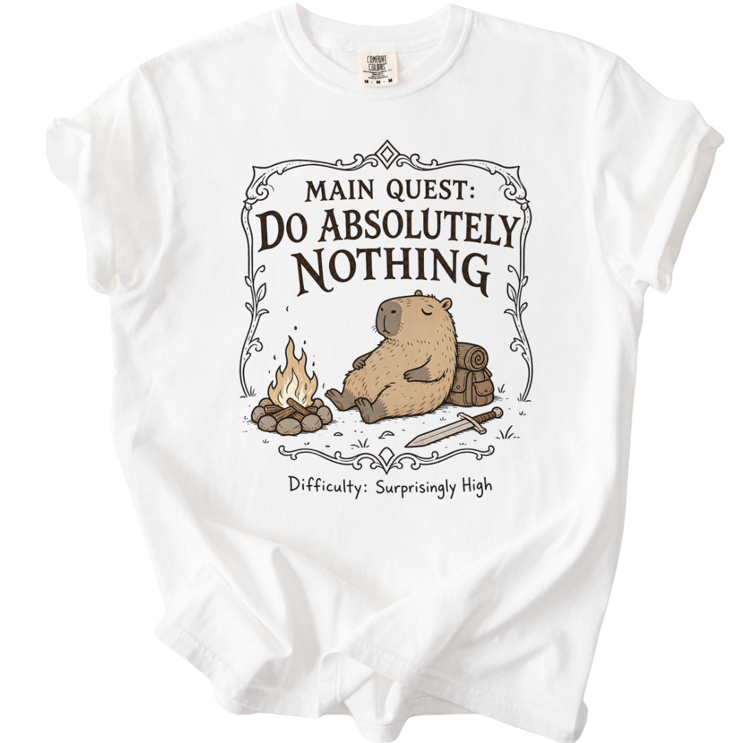 Funny Capybara Quest T-Shirt