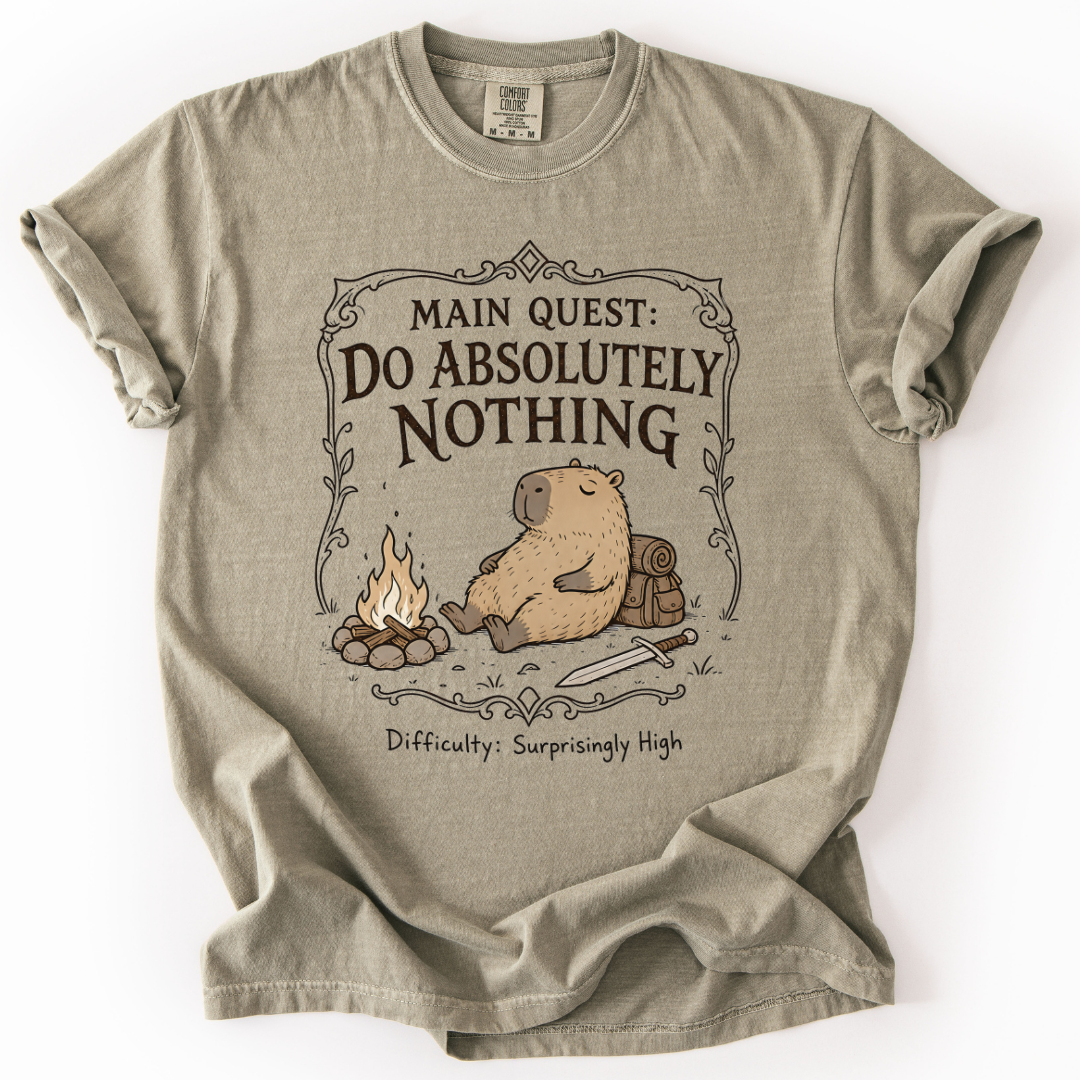 Funny Capybara Quest T-Shirt