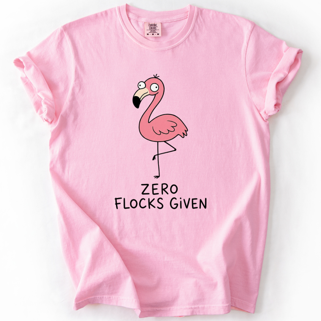Flamingo Zero Flocks Given T-Shirt