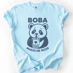Boba Makes Me Nicer Panda T-Shirt
