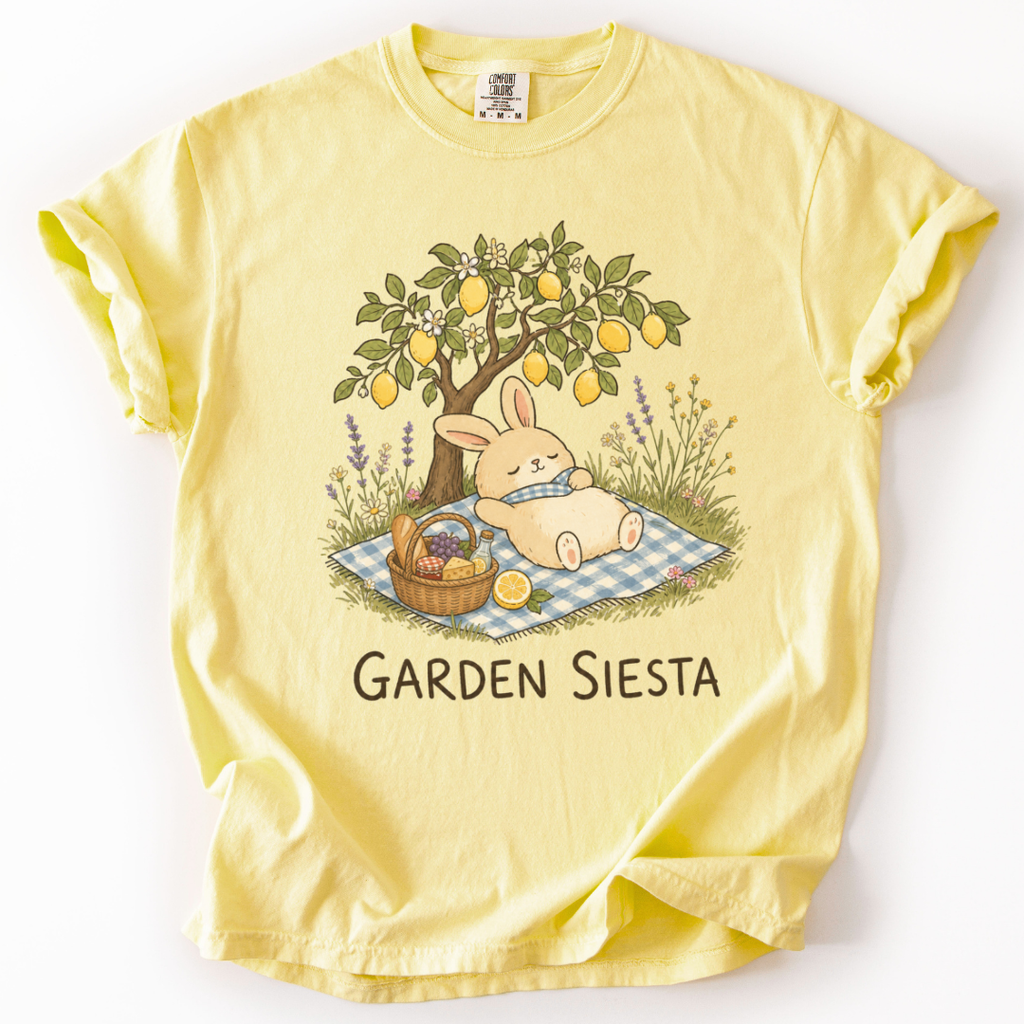Garden Siesta Bunny T-Shirt