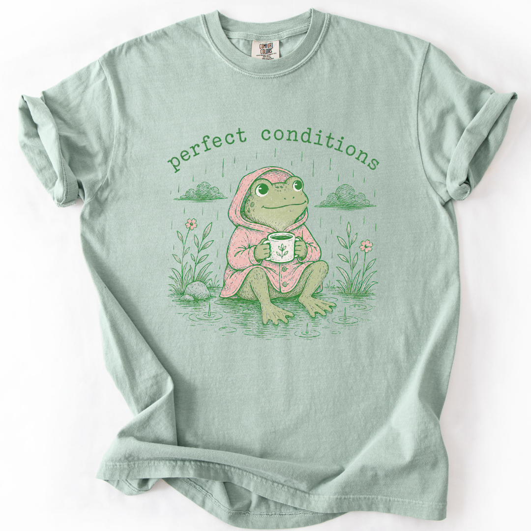 Cute Rainy Frog T-Shirt
