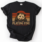 Playing Fine Opossum T-Shirt
