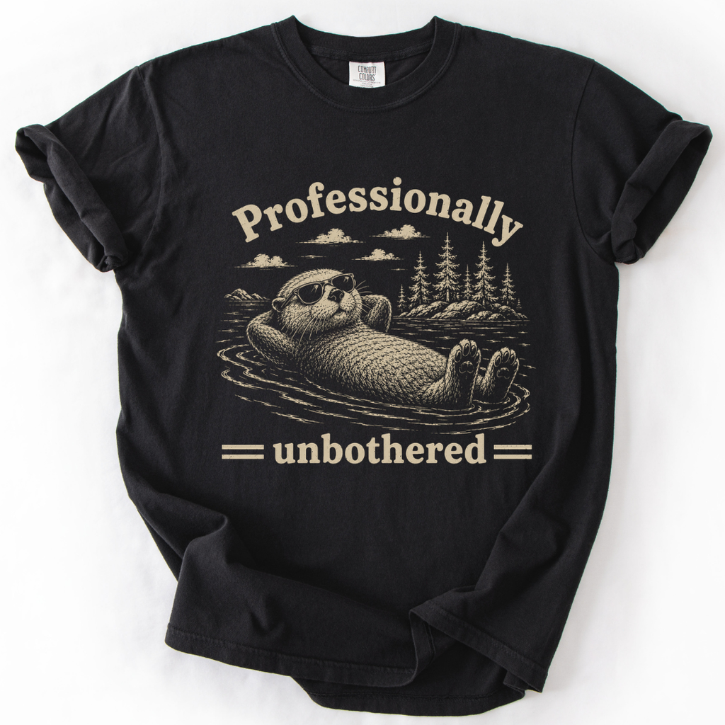 Professionally Unbothered Otter T-Shirt