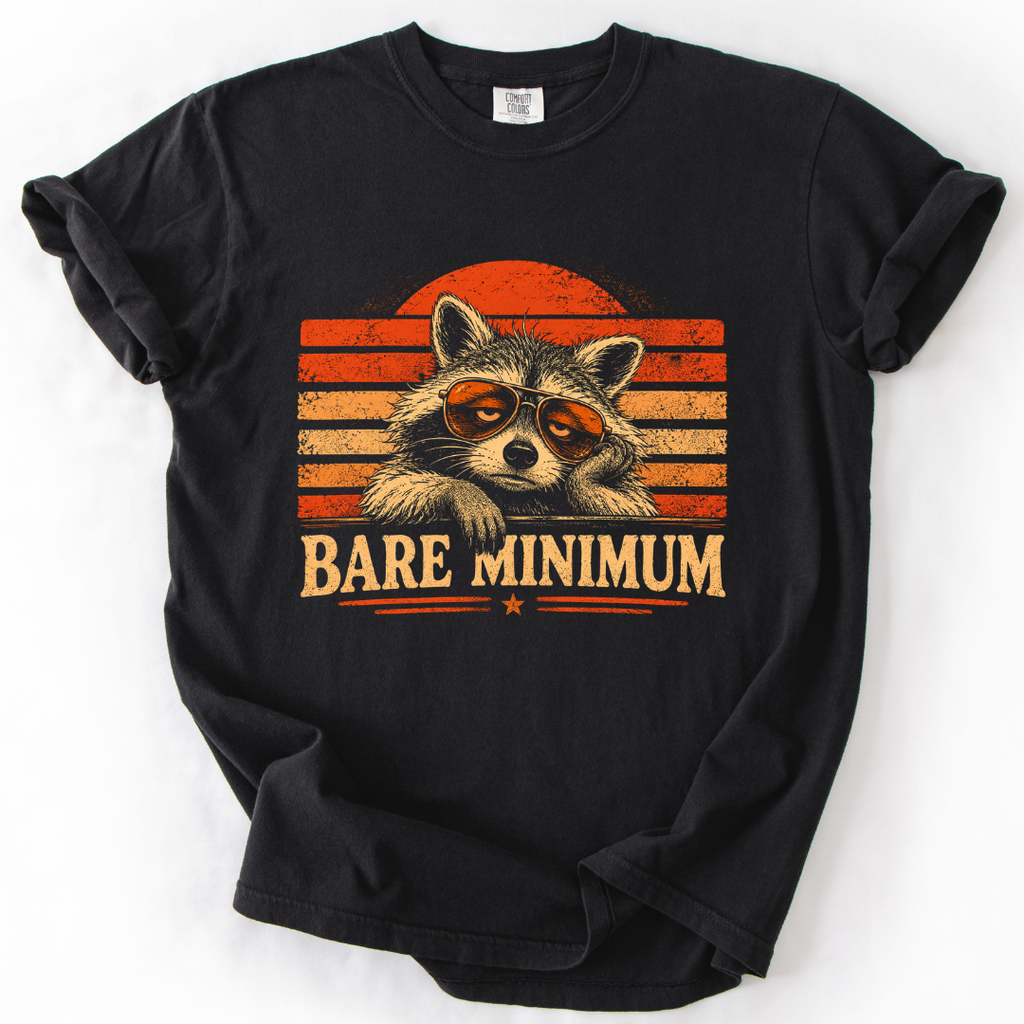 Bare Minimum Raccoon T-Shirt