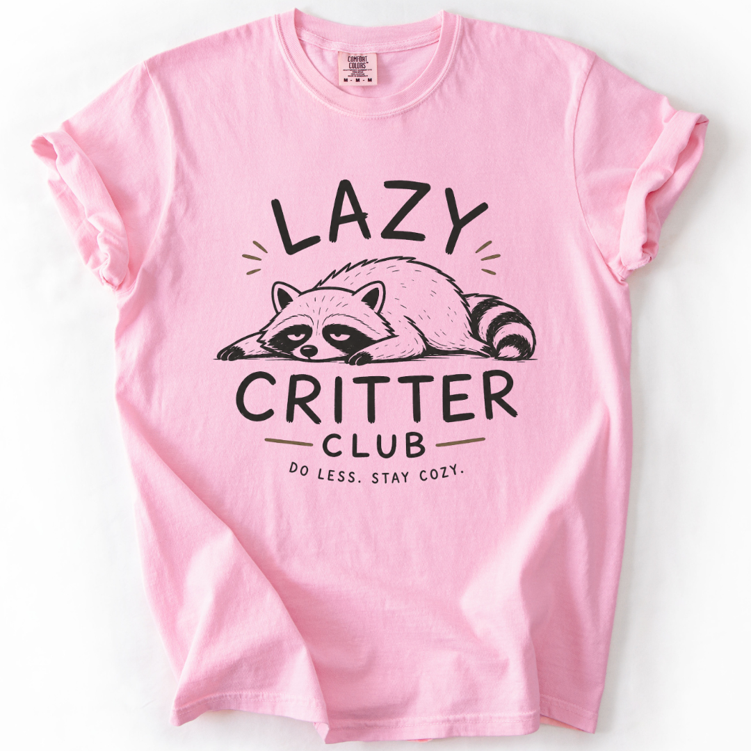 Lazy Critter Club T-shirt