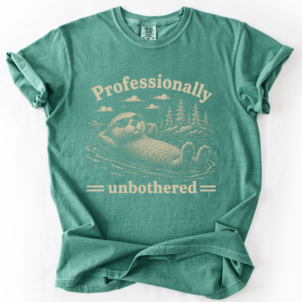 Professionally Unbothered Otter T-Shirt