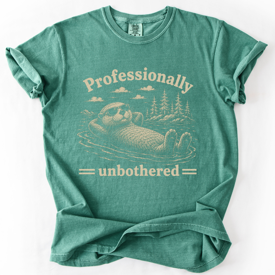 Professionally Unbothered Otter T-Shirt