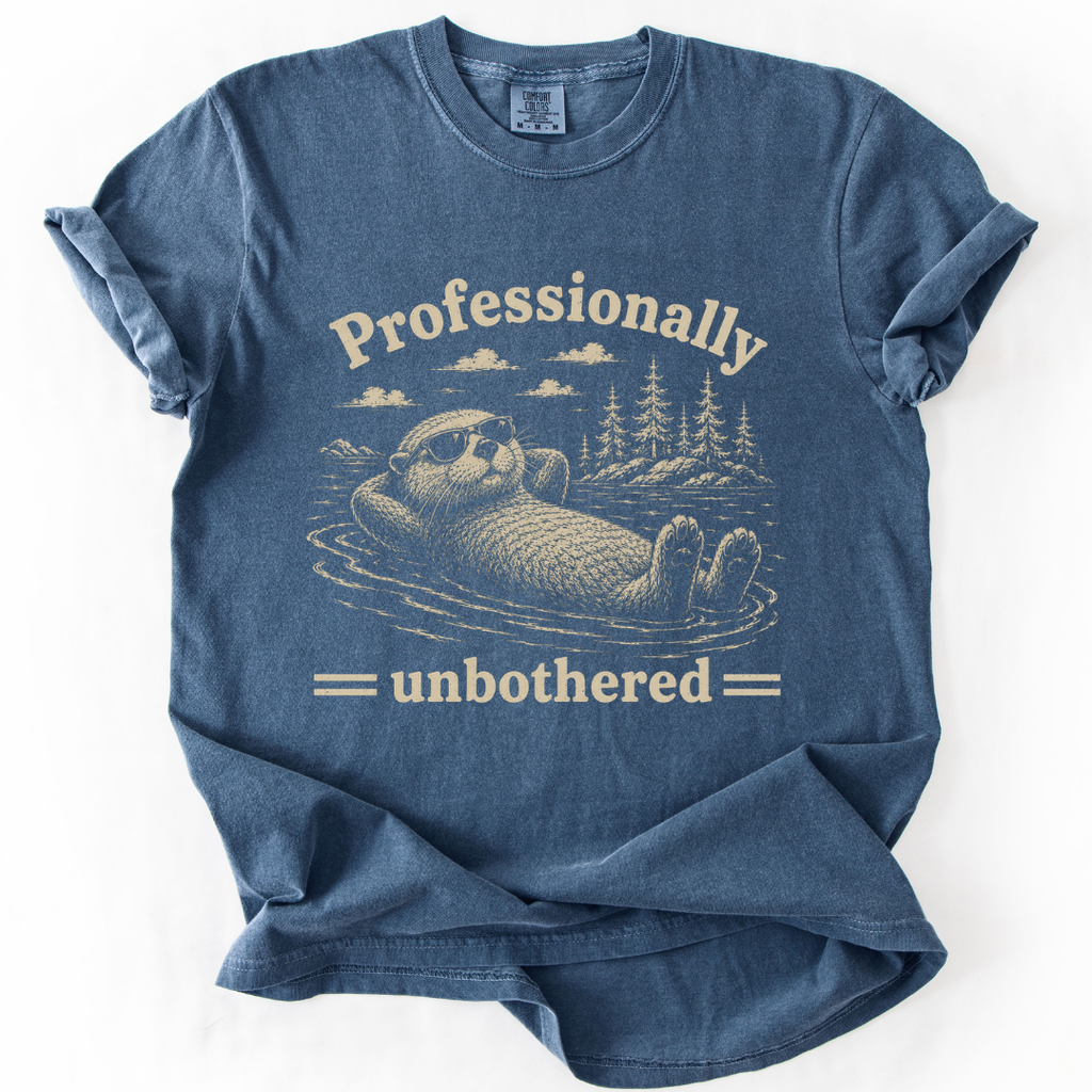 Professionally Unbothered Otter T-Shirt