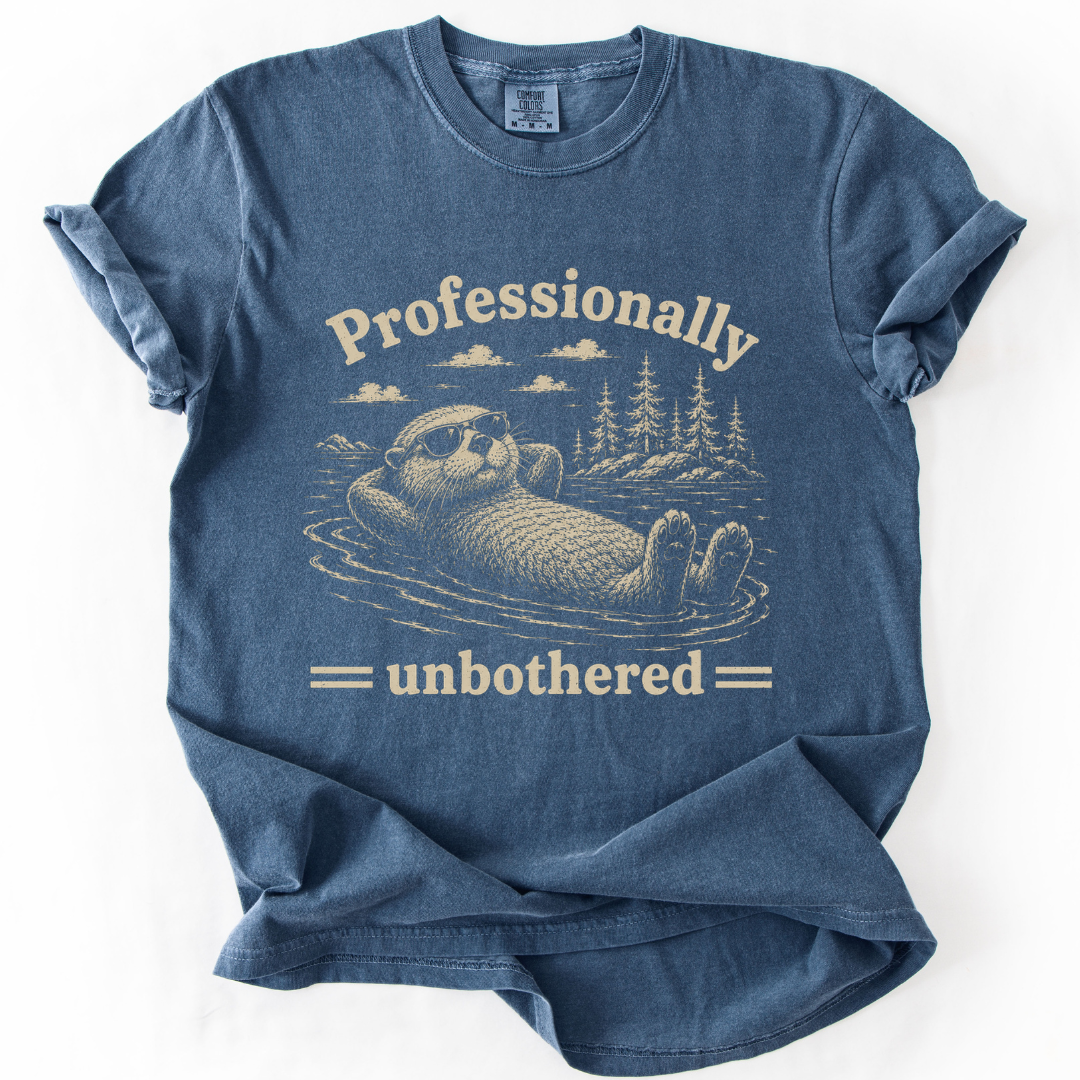 Professionally Unbothered Otter T-Shirt