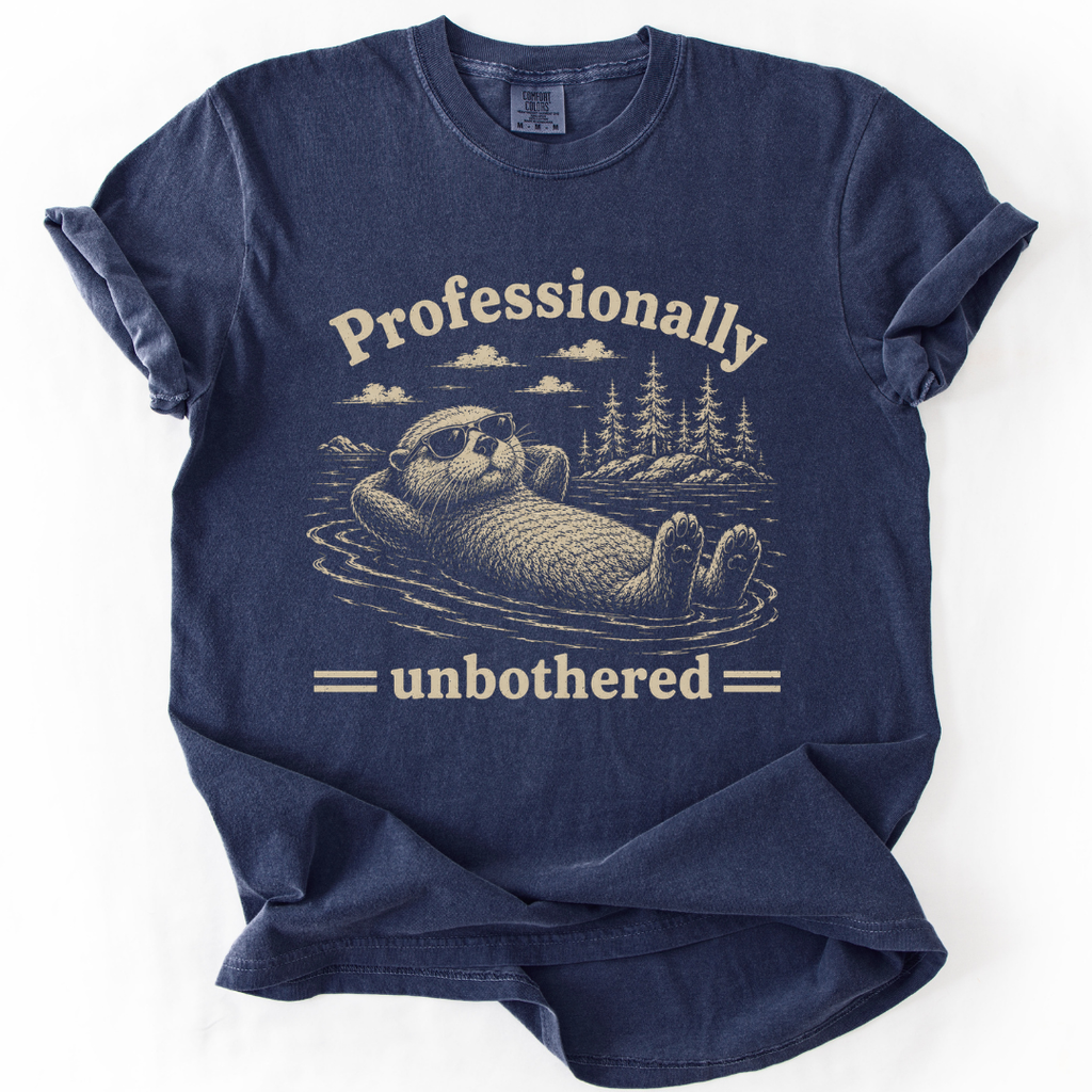 Professionally Unbothered Otter T-Shirt