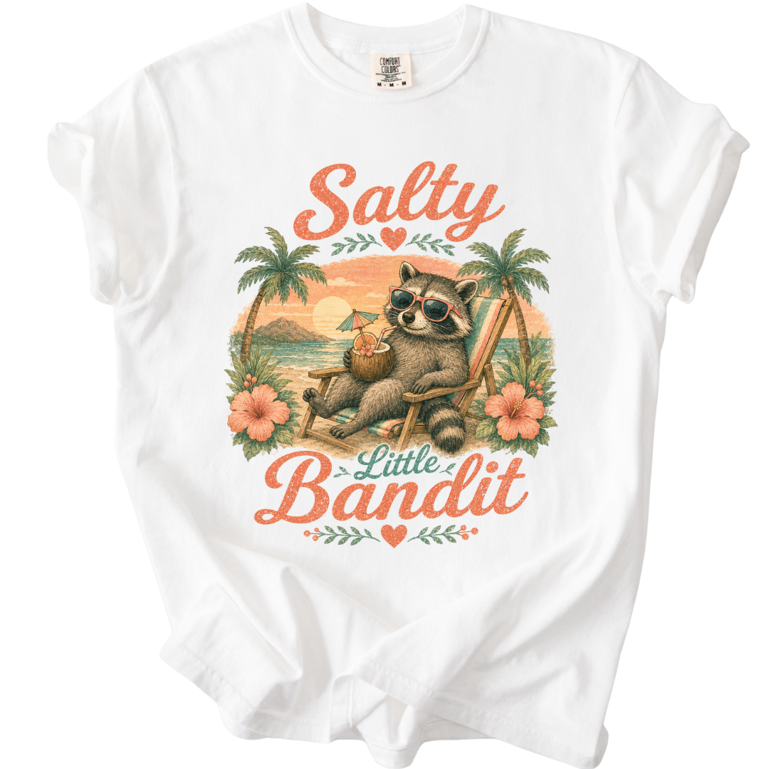 Funny Beach Raccoon T-Shirt